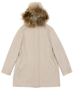 Weekend by Maxmara Hooded Overcoat - Natural