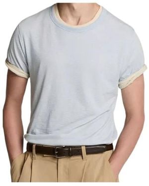 Vince Double-Layer Pima Cotton T-Shirt - Grey
