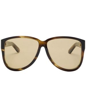 Miu Miu Oversized Sunglasses - Metallic