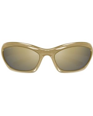 Balenciaga Eyewear Geometric Frame Sunglasses - Multicolour