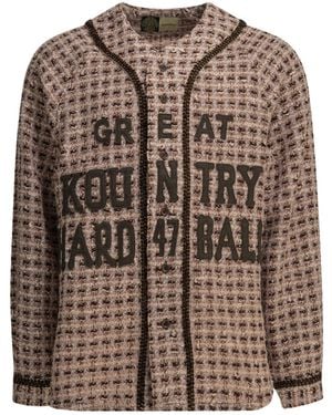 Kapital Bouclé Shirt - Brown