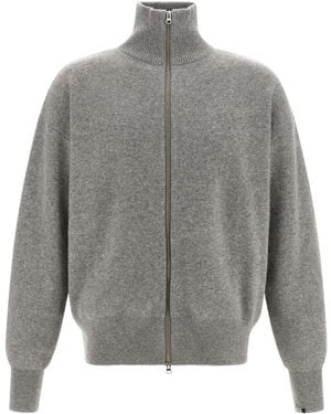 Extreme Cashmere N319 Xtra Out Zip Cardigan - Grey