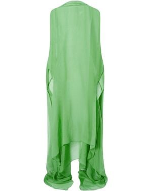 Dries Van Noten Long-Sleeved Dress - Green