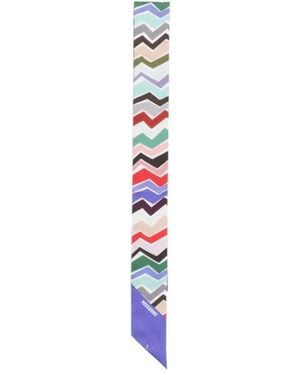 Missoni Zigzag-Print Scarf - White
