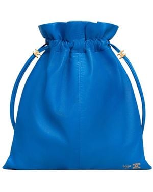 Celine Small Crystal Pouch - Blue