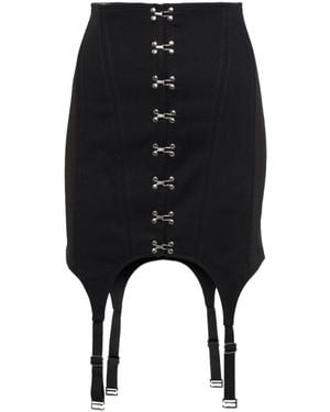 Dion Lee Clasp Mini Skirt - Black