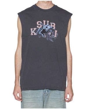 Ksubi - Message Print Sleeveless Tee