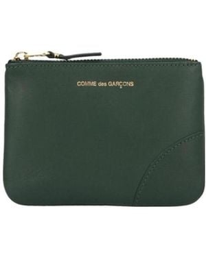 Comme des Garçons Logo Details Wallet - Green