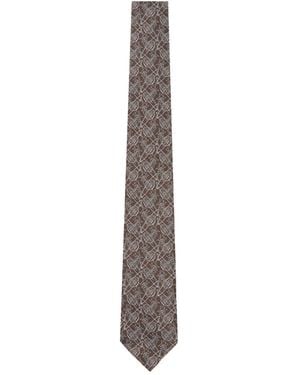 Vivienne Westwood Graffiti Orb Tie - White
