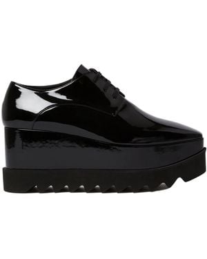 Stella McCartney Limited Edition Elyse Monochrome Platform Shoes - Black