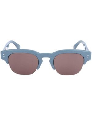 KENZO Half Frame Sunglasses - White