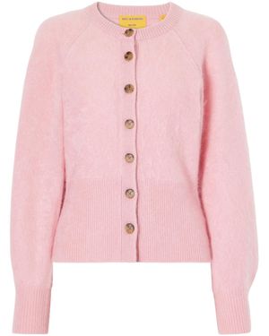 Guest In Residence Grizzly Cashmere Cardigan - Pink