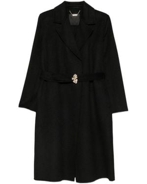 Liu Jo Long-Sleeved Coat - Black