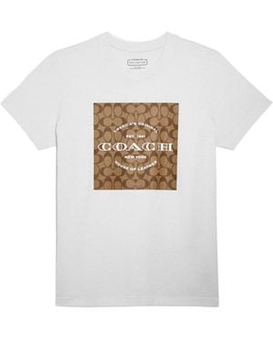 COACH Short-Sleeved T-Shirt - White