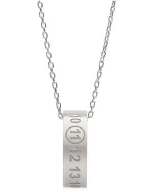 Maison Margiela Number Reference Necklace - Metallic
