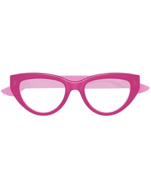 McQueen Eyewear Cat-Eye Frame Glasses - Pink