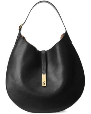 Polo Ralph Lauren Top Handle Shoulder Bag - Black