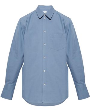 Victoria Beckham Long Cuff Shirt - Blue