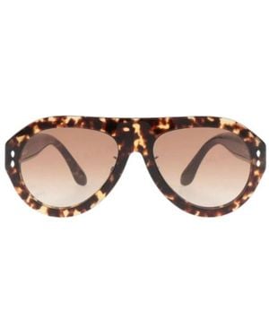 Isabel Marant Stylish Aviatorstyle Sunglasses - Brown