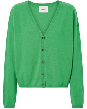 Lisa Yang V-Neck Knit Cardigan - Green