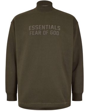 Fear Of God Mock-Neck Long-Sleeve Sweatshirt - Green