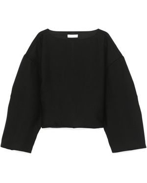 Entire studios Boat Neck Jumper - Black