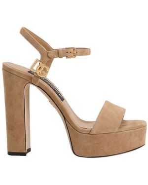 Dolce & Gabbana Platform Sandals - White