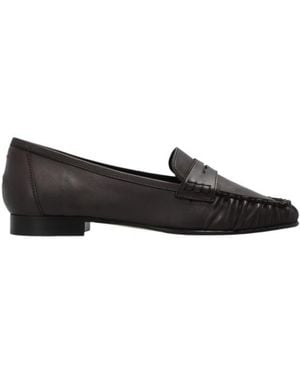 Aeyde Round-Toe Loafers - Black