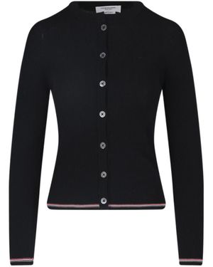 Thom Browne Rib Stitch Cardigan - Black