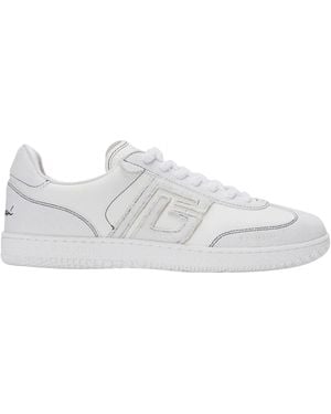 Balmain Swan Trainers - White