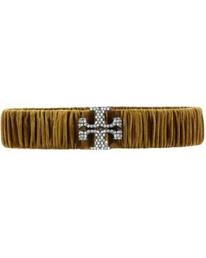 Tory Burch Plain Color Regular Belts - Green
