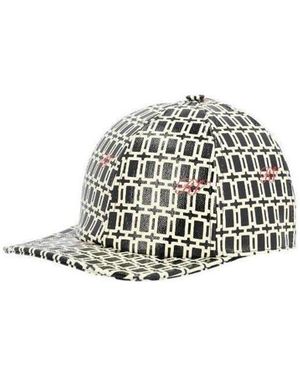 Roger Vivier Geometric Pattern Printed Baseball Cap - White