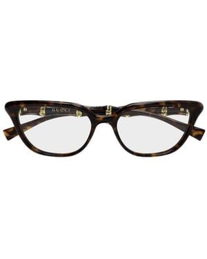 Gucci Eyewear Cat-Eye Frame Glasses - White
