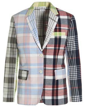 Thom Browne Chequered Blazer - Multicolour