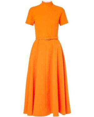 Emilia Wickstead Midi Dress - Orange