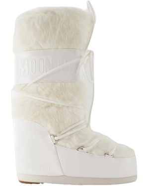 Moon Boot Round-Toe Snow Boots - White