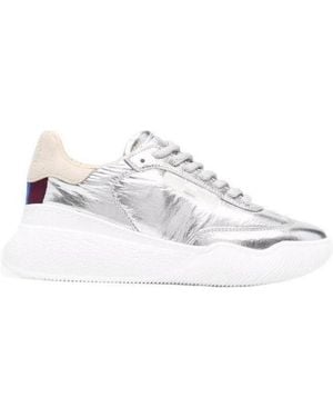 Stella McCartney Loop Metallic Sneakers - White