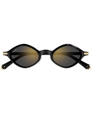 Cartier Polygonal Sunglasses - Metallic