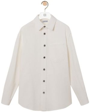 Loewe Anagram Overshirt - White