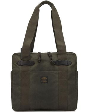 Filson 'Tin Cloth' Medium Shoulder Bag - Black