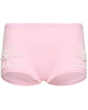 Versace Embroidery Shorts - Pink