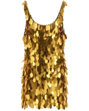 Rabanne Sequined Dress - Metallic