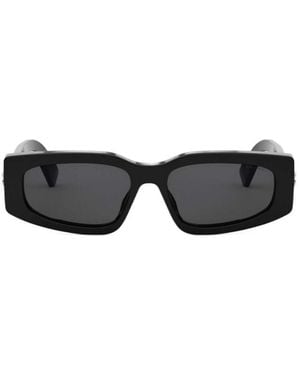 BVLGARI Bulgari B.Zero1 Rectangular Frame Sunglasses - Black