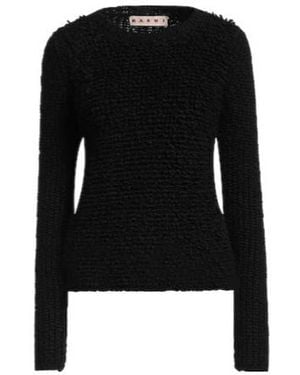 Marni Solid Color Knitted Top - Black