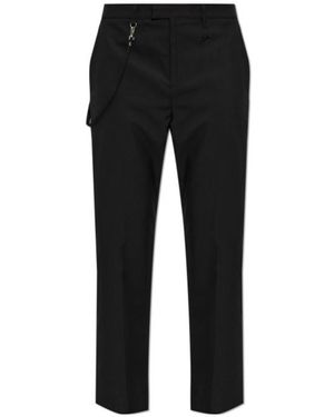 Courreges Casual Trousers With Belt Loops - Black
