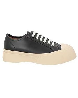 Marni Minimal Leather Casual Shoes - Black