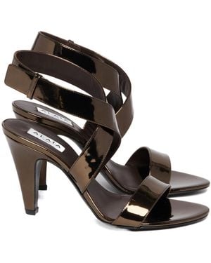 Alaïa Open-Toe High-Heeled Sandals - Black
