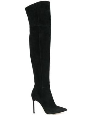 Gianvito Rossi Dree Over-The-Knee Boots - Black
