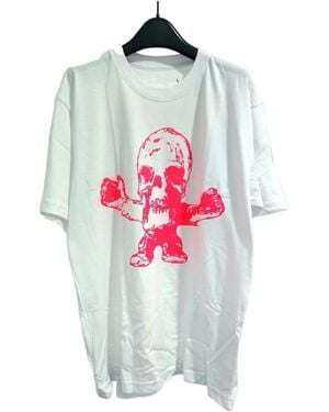 Chrome Hearts Skull Pattern T-Shirt - White