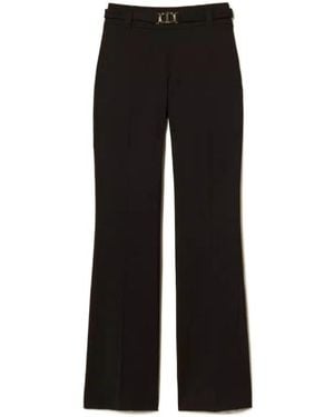 Twinset Knitted Trousers - Black